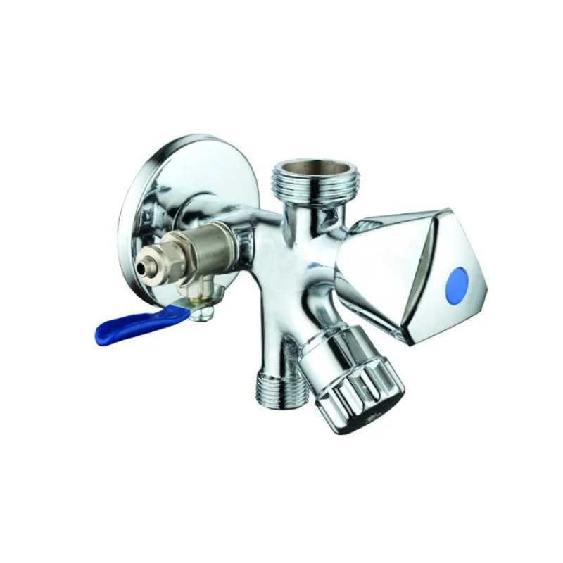 ברז זוויתי + יציאה למדיח ומטהר מים