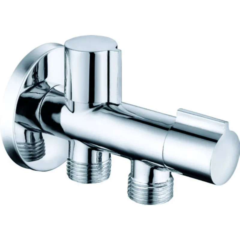 ברז זוויתי  כפול מפואר 1/2*1/2*1/2