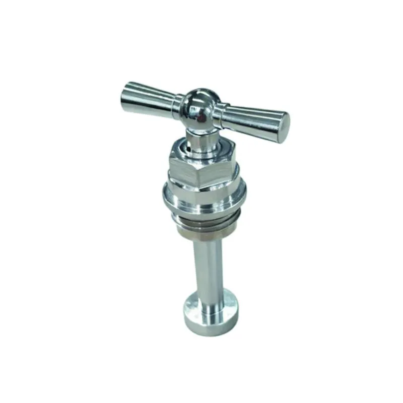 ראש ברז ארוך+ידית קבועה כרום