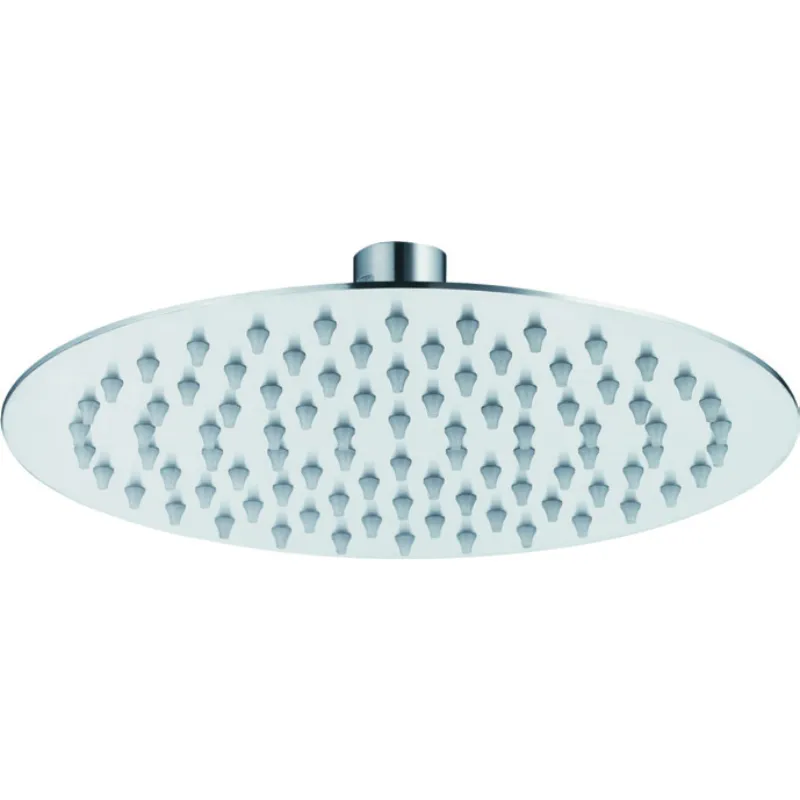 ראש מקלחת דק עגול נירוסטה 304 כרום