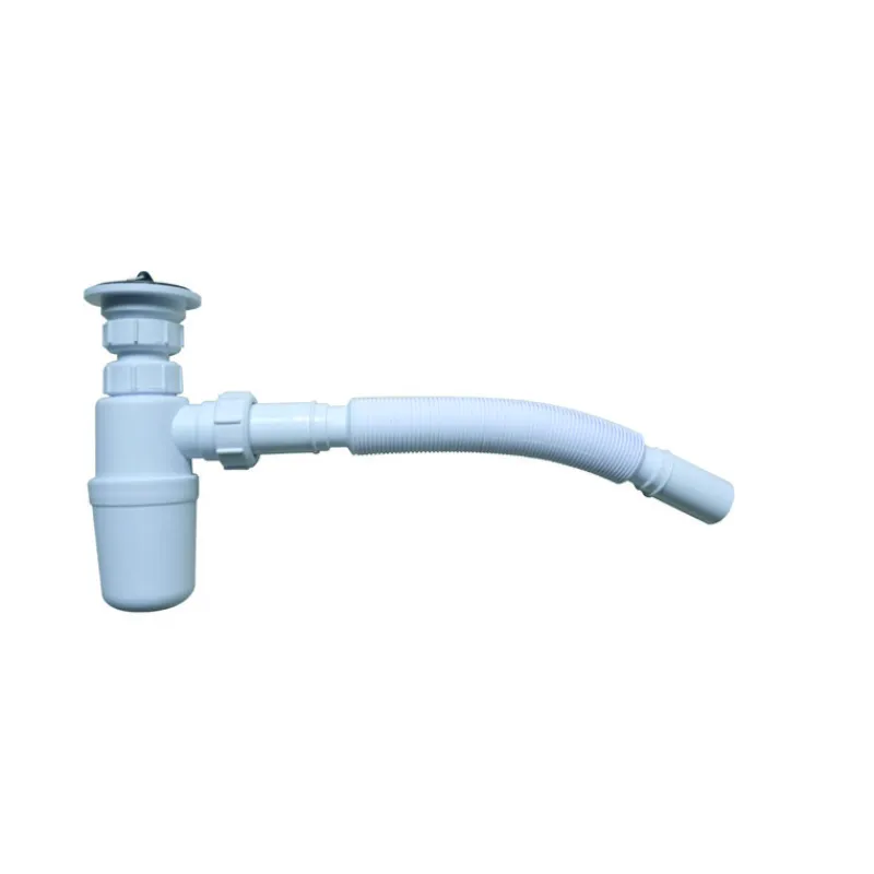 סיפון רחצה 11/4 אינץ + מאריך שרשורי