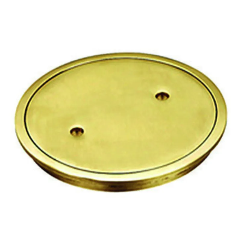 מכסה עגול פליז מוברג