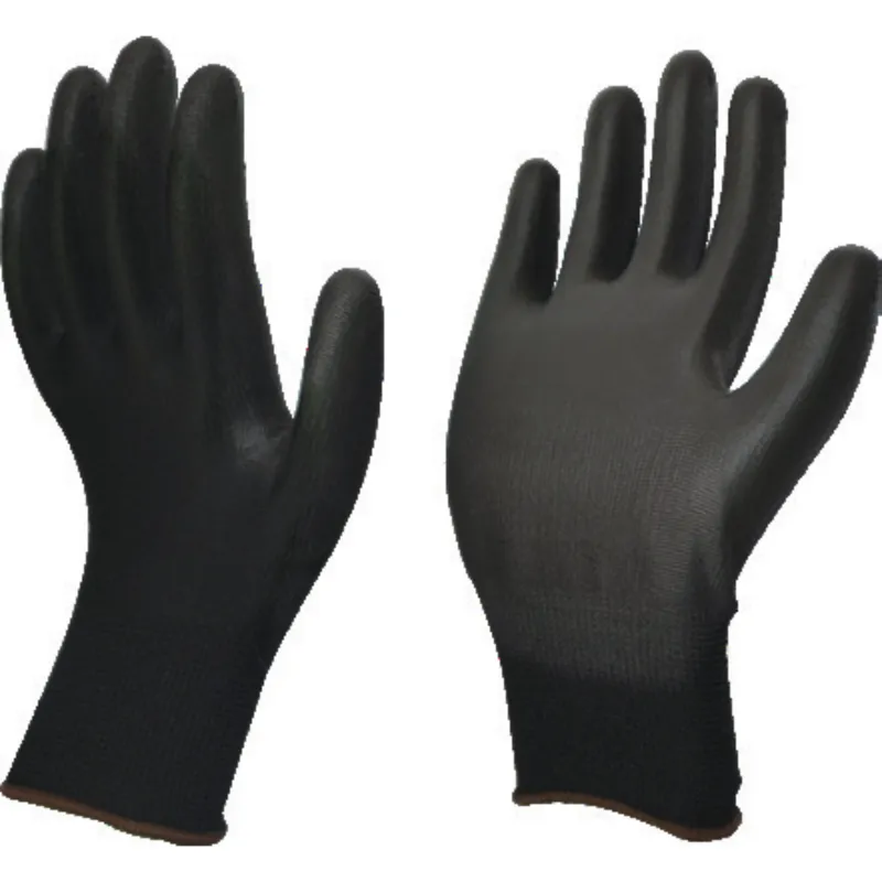 כפפות PU צבע שחור