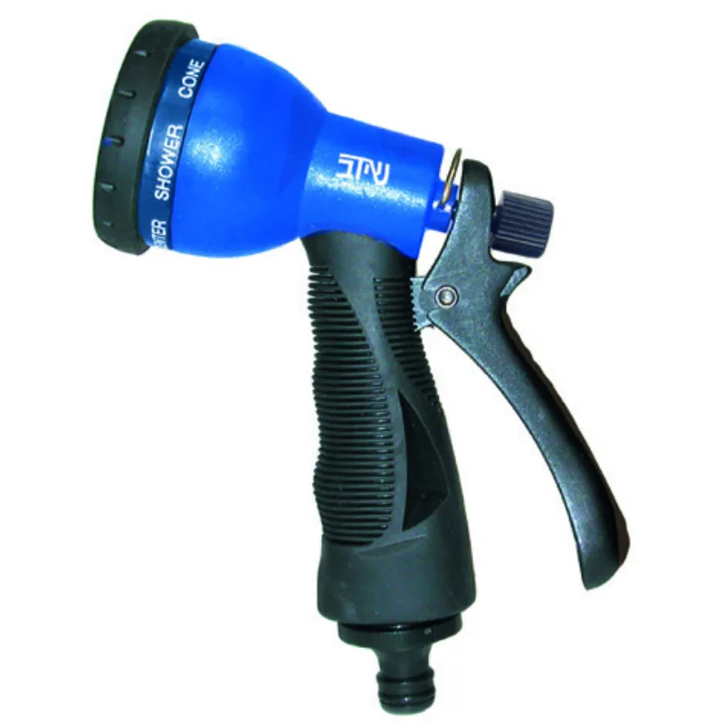 אקדח השקיה פלסטיק 7 מצבים ידית אחורית