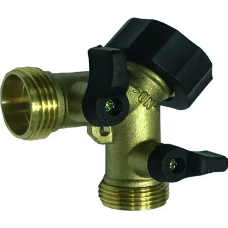 מפצל למכונת כביסה 3/4 פליז + ברז